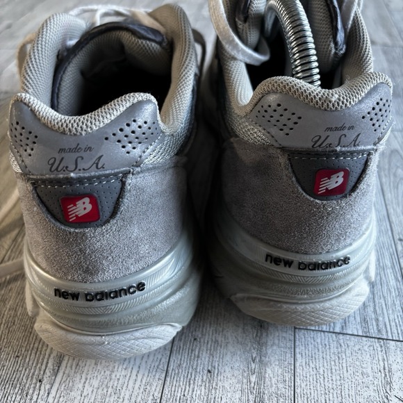 New Balance 990v3 Made in USA Women's Shoe Size 9 (2A) Narrow Grey White - Picture 11 of 12